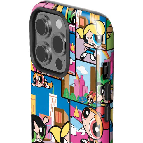 Cartoon Network Powerpuff Girls Patches iPhone 15 Pro Impact Case